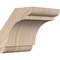 Ekena Millwork 5 1/2"W x 6"D x 6"H Olympic Smooth Knee Brace, Douglas Fir BRC06X06X06OLY00SDF - alternate 1